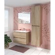 ALLIBERT - Colonne de salle de bain  murale avec rangement 40 x 180 x 35 cm BAZIL - vignette