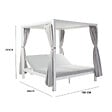 CONCEPT USINE - Lit de jardin 2 places gris CORDOUE - vignette