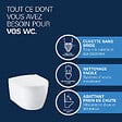 GROHE - Start Round 36,8 x 54,3 cm WC suspendu avec abattant SoftClose, Rimless, blanc (G103848SH00) - vignette