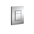 GROHE - Pack WC Bâti support Grohe Rapid SL + Cuvette sans bride Grohe Bau Ceramic, Blanc + plaque de déclenchement: Chrome (39586000) - vignette