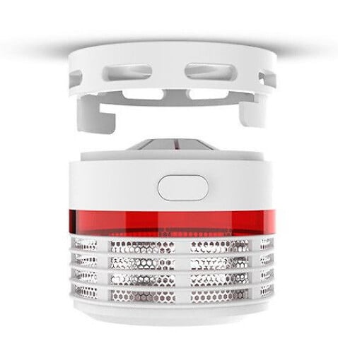 VISION EL - Détecteur de fumée Lithium Miidex - Blanc - IP20 - large