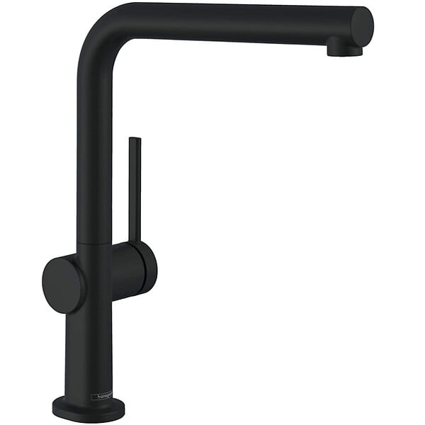 HANSGROHE - Hansgrohe Talis M54 Mitigeur de cuisine 270, 1 jet, Noir mat (72840670) - large
