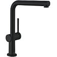 HANSGROHE - Hansgrohe Talis M54 Mitigeur de cuisine 270, 1 jet, Noir mat (72840670) - vignette