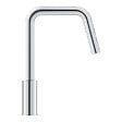 GROHE - Grohe START DN15 Mitigeur monocommande d'évier  avec douchette extractible ,Bec mobile, 2 Jets, Chrome (30631000) - vignette