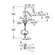 GROHE - Grohe START DN15 Mitigeur monocommande d'évier  avec douchette extractible ,Bec mobile, 2 Jets, Chrome (30631000) - vignette