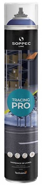 SOPPEC - Peinture de marquage au sol TRACINGÂ® PRO système PureSPRAY bleu RAL 5017 aérosol 750ml - SOPPEC - 152001O - large