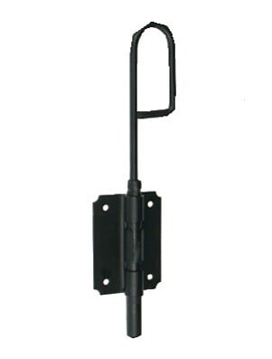 J.MASSARD - Verrou rond à  douille 14X400mm zingué - JARDINIER MASSARD - M-501403 - large