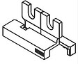FERCO - Paire de fourches de longueur 22mm pour SPACIO droite - FERCO - G-46550-00-R-1 - vignette