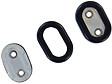 DUVAL - Support extrémité pour tube 30x15mm chromé - DUVAL - 52-0929-4010 - vignette