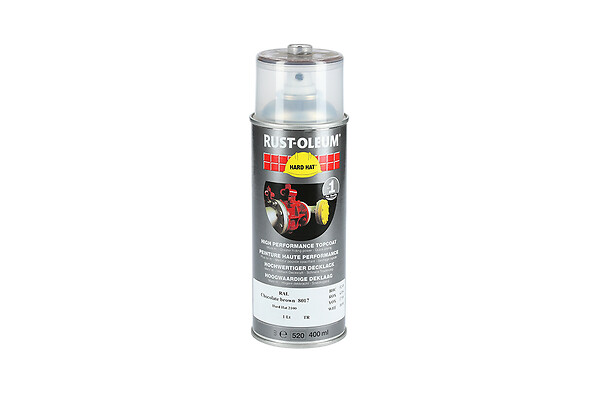 RUST-OLEUM - Couche de finition Hard Hat Ral-couleurs brun chocolat RAL 8017 400ml - RUST-OLEUM - H2100AEPF - large