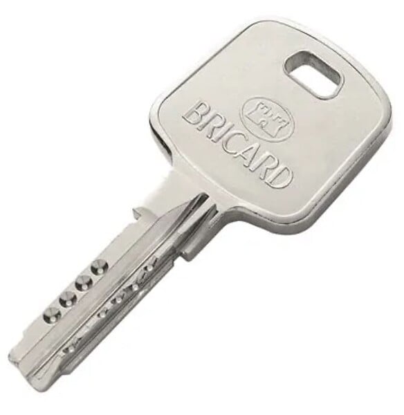 BRICARD - Cylindre double entrée SERIAL nickelé A2P* longueur 60=30+30mm série 8161 - BRICARD - 4315070 - large