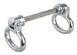 VACHETTE - Boucle double chromé brillant 7/48mm à  trou 2 portées - VACHETTE - 008486 - vignette