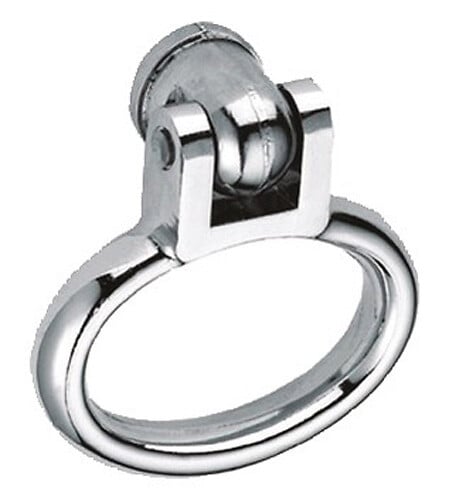 VACHETTE - Boucle double chromé brillant 7/48mm à  trou 2 portées - VACHETTE - 008486 - large