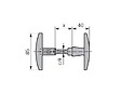WSS - Paire de poignées alu argent/olive noire - WSS - 16580000114 - vignette