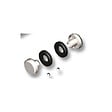 LA CROISEE DS - Jeu de 2 embouts pour poignée DIVA I II IV finition laqué blanc RAL9010 - LA CROISEE DS - DS6877-036 - vignette