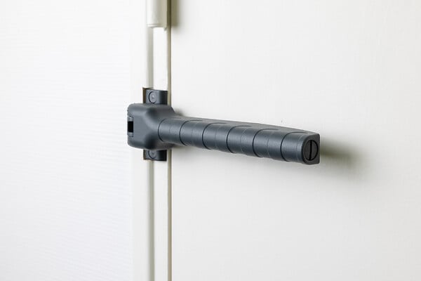 SOCONA - Ferme-porte SPIR époxy argent - SOCONA - F1E - large
