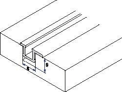 MANTION - Rail PICO 25marron en 2 m - MANTION - 25/200M - large