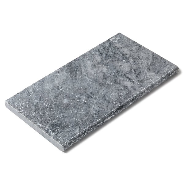 RO'MA NATURE - Margelle de piscine Pierre d'Adana Gris Bleu 61x33x3 cm Bord 1/2 Rond (à l'unité) - large