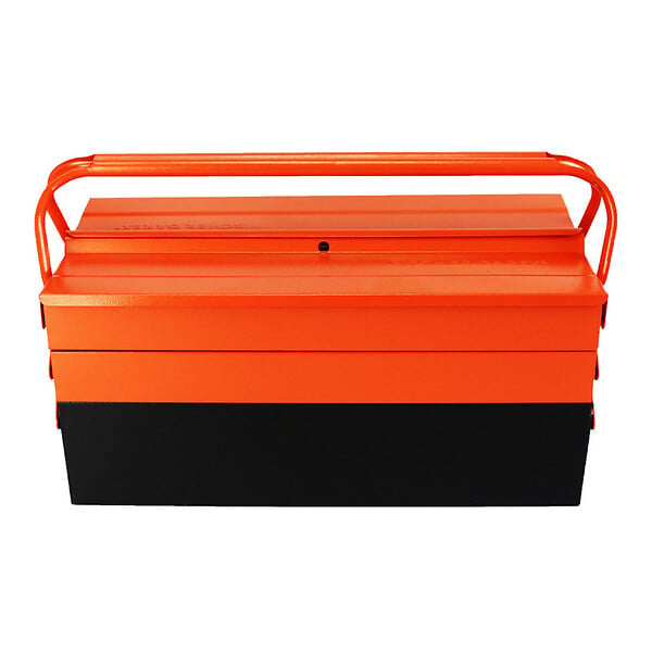 FISCHER DAREX - Caisse à outils en métal - 5 compartiments - 53 cm - Capacité 25kg - large