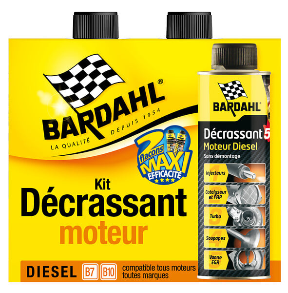 BARDAHL - Pack décrassant 5 en 1 diesel - 600ml - large