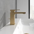 VILLEROY & BOCH - Villeroy & Boch Architectura Mitigeur Monocommande pour Lavabo , Avec vidage, Or brossé (TVW12500100076) - vignette