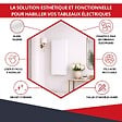 ATOLE - Coffret d'habillage ATOLE en acier blanc pour tableaux électriques - H 86 x L 38 x P 12,5 cm - Réf. RCHM184 - vignette