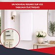 ATOLE - Coffret d'habillage ATOLE en acier blanc pour tableaux électriques - H 86 x L 38 x P 12,5 cm - Réf. RCHM184 - vignette