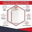 ATOLE - Coffret d'habillage ATOLE 13 modules en acier blanc pour tableaux électriques - H 54 x L 34 x P 14 cm - Réf. RCH100 - vignette