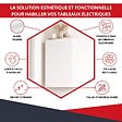 ATOLE - Coffret d'habillage ATOLE 13 modules en acier blanc pour tableaux électriques - H 92 x L 34 x P 14 cm - Réf. RCH400 - vignette