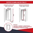 ATOLE - Coffret d'habillage ATOLE 13 modules en acier blanc avec serrure à clef - H 54 x L 34 x P 14 cm - Réf. RCH100GSS - vignette