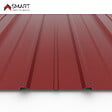 BRAVO THE SMART SOLUTION - Tôle bac acier - Toiture - Couverture - plaque H12+ Coloris Brun Rouge RAL 3011 Dimensions 2000x906x0.40 mm - vignette