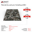 BRAVO THE SMART SOLUTION - Tôle bac acier - Toiture - Couverture - plaque H12+ Coloris Camouflage Printech Dimensions 1200x906x0.40 mm - vignette