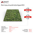 BRAVO THE SMART SOLUTION - Tôle bac acier - Bardage -  panneau mural H12+ Coloris Apple Tree Printech Dimensions 1200x906x0.40 mm - vignette