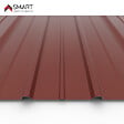 BRAVO THE SMART SOLUTION - Tôle bac acier - Toiture - Couverture - plaque H12+ Coloris Rouge Oxyde RAL 3009  Dimensions 1200x906x0.40 mm - vignette
