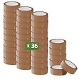 PACK AND MOVE - Pack and Move - Lot 36 rouleaux ruban adhésif marron pour emballage et déménagement - 66 m - Qualité Premium - vignette