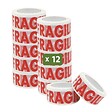PACK AND MOVE - Pack and Move - Lot 12 Rouleaux Ruban Adhésif Transparent "Fragile" Pour Emballage Et Déménagement - 100 M - Qualité Premium - vignette