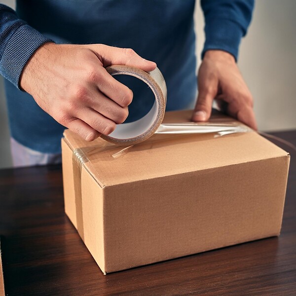 PACK AND MOVE - Pack and Move - Lot 6 Rouleaux Ruban Adhésif Transparent Pour Emballage Et Déménagement - 100 M - Qualité Premium - large