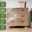 PACK AND MOVE - Pack and Move - Film Etirable - Poignée - Petit Format Emballage Transparent - 150 m - Support Palette Valise Ordinateur - Protection Meuble - vignette