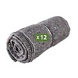 PACK AND MOVE - Pack and Move - Lot 12 couvertures de protection pour déménagement et stockage - 1,5 x 2 m - Épaisse et Résistante - Protection meubles - vignette