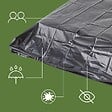 PACK AND MOVE - Pack and Move - Housse de protection matelas 1 place - 100 x 230 cm - Fermeture facile - Imperméable et anti-poussière - vignette