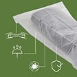 PACK AND MOVE - Pack and Move - Housse de protection tapis - Impérméable et anti-poussière - 3 m - Fermeture facile - vignette