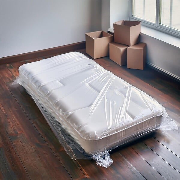 PACK AND MOVE - Pack and Move - Housse de protection tapis - Impérméable et anti-poussière - 3 m - Fermeture facile - large