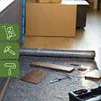 PACK AND MOVE - Pack and Move - Lot 15 couvertures de protection sol - 0,7 x 10 M - Travaux, déménagement, peinture - Anti-dérapant et hydrofuge - vignette
