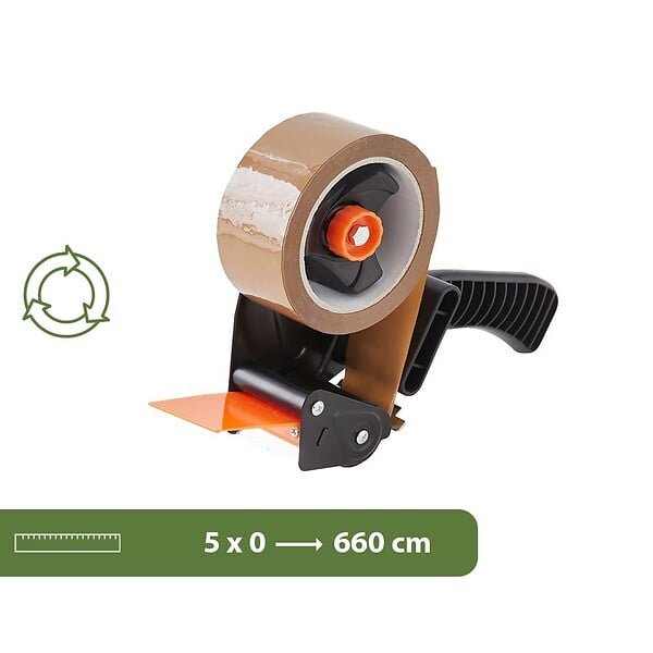 PACK AND MOVE - Pack and Move - Kit Complet Emballage et Déménagement - Ruban Adhésif Offert - Dévidoir, Ruban adhésif, Cutter, Marqueur - large