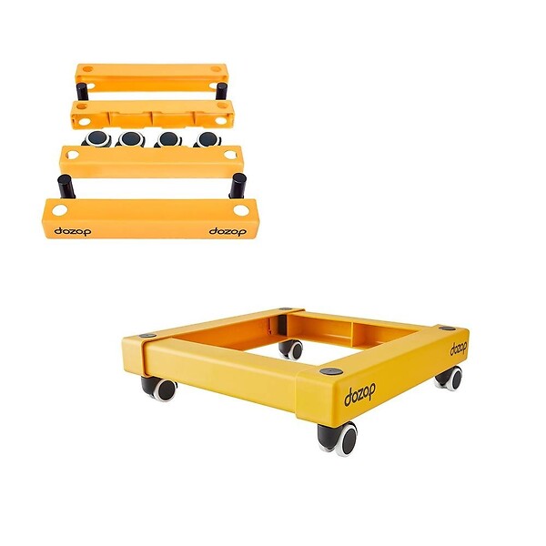 PACK AND MOVE - Pack and Move - Chariot de transport à roulette - 50 x 50 x 14 cm - Déménagement - 85 KG max - Ultra robuste - large