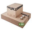 PACK AND MOVE - Pack and Move - Lot 20 cartons déménagement XXL - 80 x 60 x 50 cm - Poignées renforcées - 2 adhésifs offerts - vignette