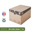 PACK AND MOVE - Pack and Move - Lot 20 cartons déménagement XXL - 80 x 60 x 50 cm - Poignées renforcées - 2 adhésifs offerts - vignette