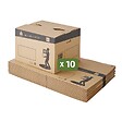 PACK AND MOVE - Pack and Move - Lot 10 cartons déménagement automatique - 60 x 50 x 40 cm - Poignées renforcées - vignette