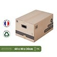 PACK AND MOVE - Pack and Move - Lot 20 cartons déménagement M - 60 x 40 x 30 cm - Poignées renforcées - 1 adhésif offert - vignette