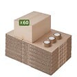 PACK AND MOVE - Pack and Move - Lot 60 cartons déménagement seconde main - 57 x 39 x 34 cm - Cartons réemployés - Seconde vie - 3 adhésifs offerts - vignette